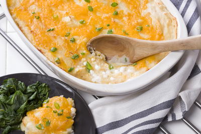 Better Cheddar Potato Bake