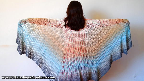 V Stitch Butterfly Shawl V Stitch Butterfly Shawl