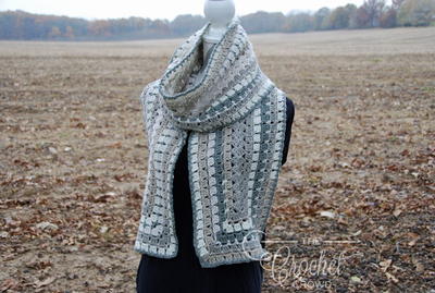 Quick and Easy Crochet Winter Scarf
