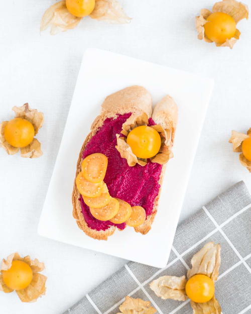 Easy Beetroot Hummus Easy Beetroot Hummus