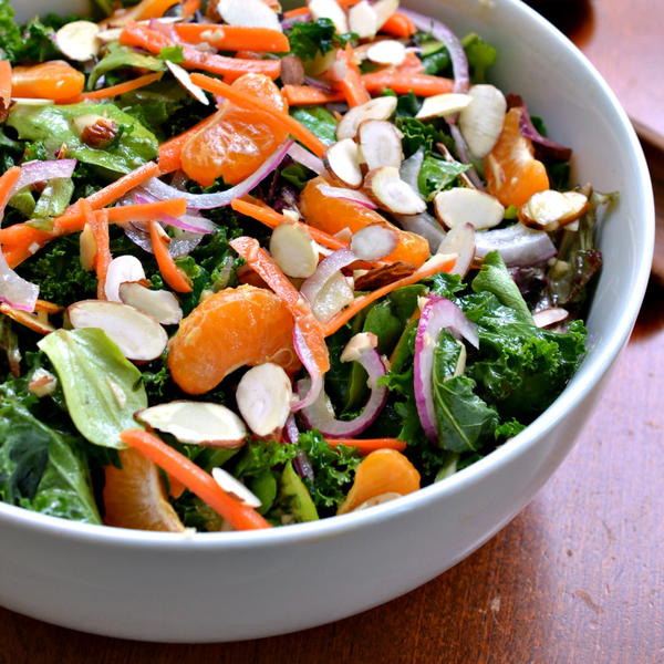 Kale Salad with Ginger Vinaigrette Kale Salad with Ginger Vinaigrette