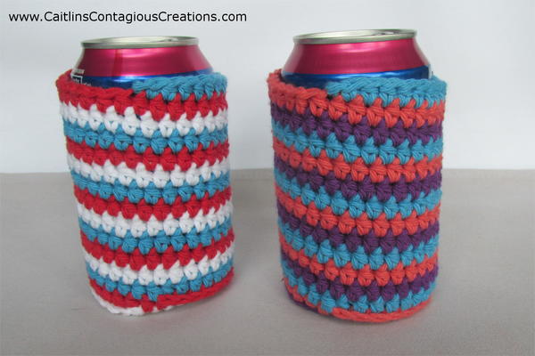 Spiral Can Cozy Crochet Pattern Spiral Can Cozy Crochet Pattern