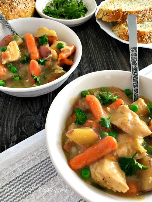 Hearty Slow Cooker Chicken Stew Hearty Slow Cooker Chicken Stew