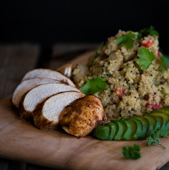 Cajun Chicken with Quinoa Salad Cajun Chicken with Quinoa Salad
