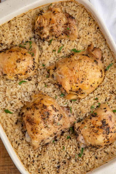 Oven Baked Chicken and Rice Oven Baked Chicken and Rice