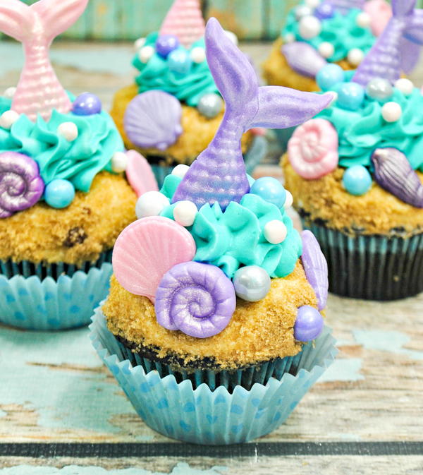 Mermaid Cupcakes Mermaid Cupcakes