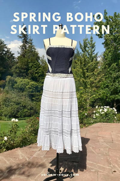 Spring Boho Skirt Pattern Spring Boho Skirt Pattern