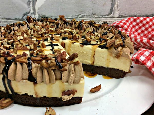 Decadent Turtle Brownie Cheesecake Decadent Turtle Brownie Cheesecake
