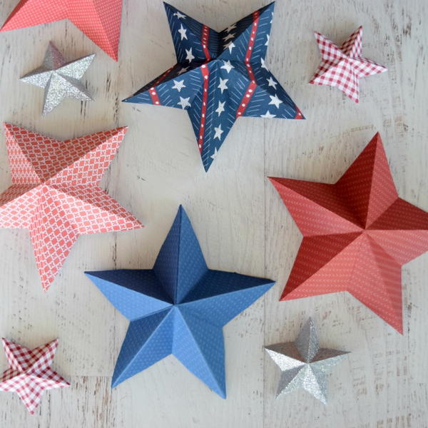 3D Paper Stars 3D Paper Stars