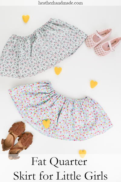 Fat Quarter Skirt for Little Girls Fat Quarter Skirt for Little Girls