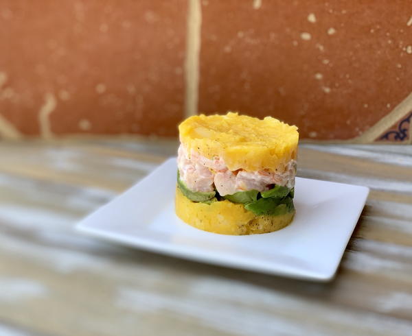 Peruvian Shrimp Causa Peruvian Shrimp Causa