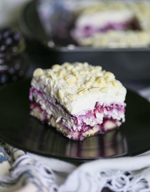 Blueberry Cream Cheesecake Lasagna Blueberry Cream Cheesecake Lasagna