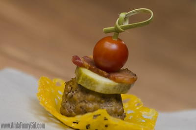 Bacon Cheeseburger Meatball Appetizer