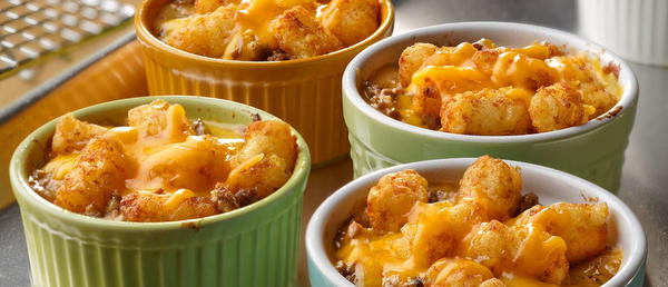 Mini Tater-Topped Casseroles Mini Tater-Topped Casseroles