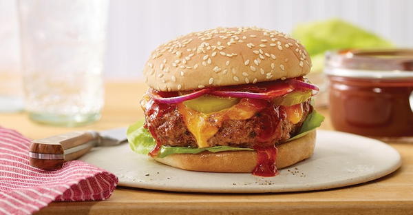 Sweet BBQ Cheeseburgers Sweet BBQ Cheeseburgers