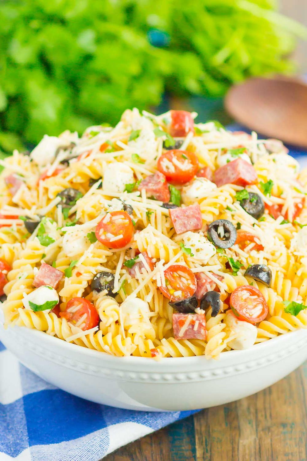 Easy Italian Pasta Salad | FaveSouthernRecipes.com