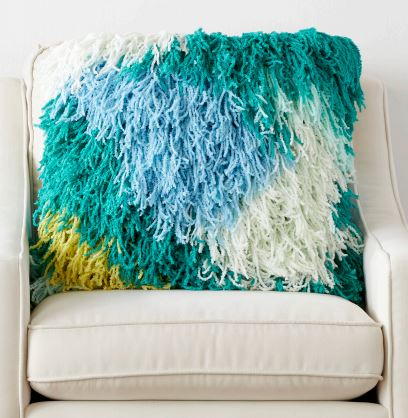 Fluffy Fringe Crochet Pillow Cover Pattern Fluffy Fringe Crochet Pillow Cover Pattern