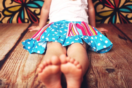 Paneled Skirt Sewing Pattern for Girls Paneled Skirt Sewing Pattern for Gilrs