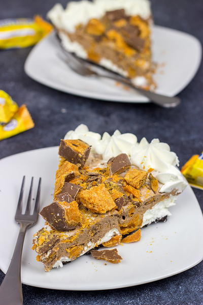No Bake Butterfinger Pie No Bake Butterfinger Pie