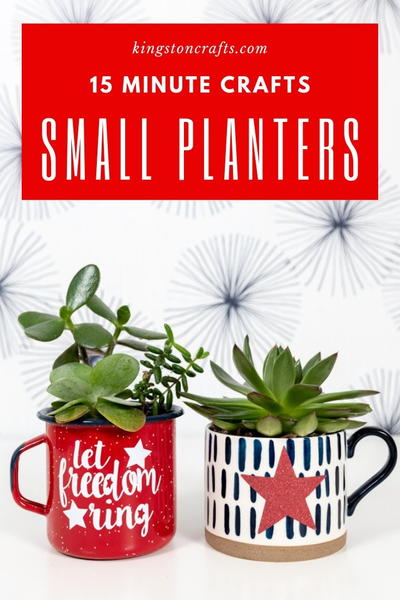 15 Minute Crafts: Small Planters
