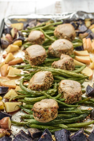 Sheet Pan Roasted Pork Tenderloin Veggies Sheet Pan Roasted Pork Tenderloin & Veggies
