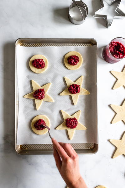 Gluten-Free Raspberry Hand Pies with White Chocolate Drizzle