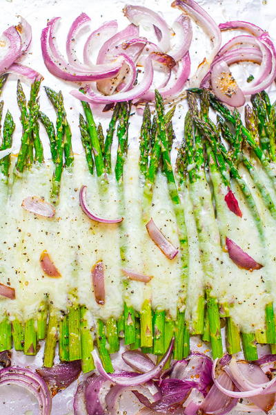 Cheesy Roasted Asparagus Cheesy Roasted Asparagus