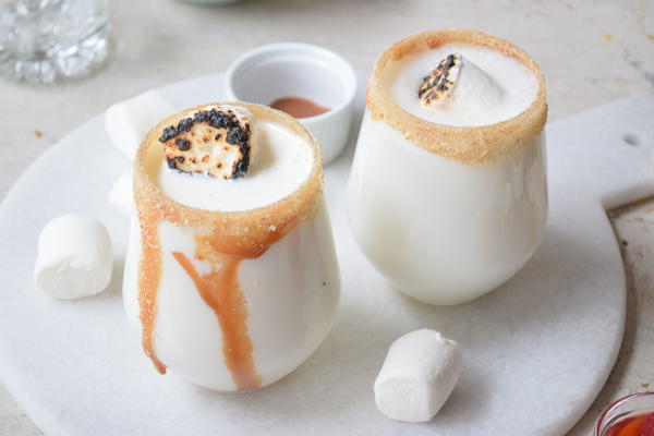 Decadent Roasted Marshmallow Cocktail Decadent Roasted Marshmallow Cocktail