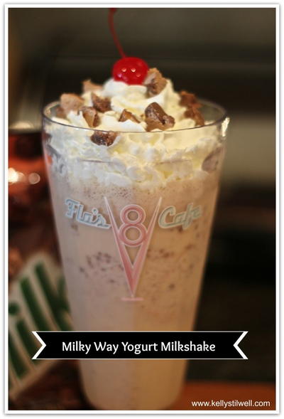 Milky Way Chocolate Milkshake