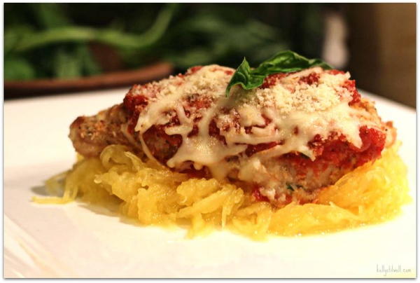 Chicken Parmesan with Spaghetti Squash Chicken Parmesan with Spaghetti Squash