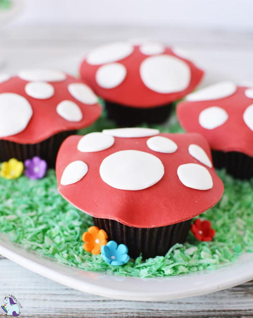 Toadstool Cupcakes Toadstool Cupcakes