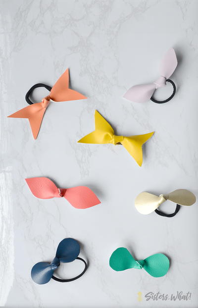 No Sew Leather Hair Ties No Sew Leather Hair Ties