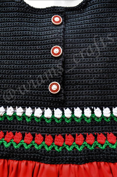 Tulip Glow In Black Dress "Tulip Glow In Black" Dress