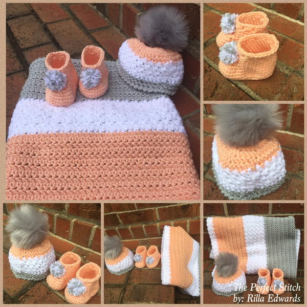 Everything is Peachy Baby Blanket Everything is Peachy Baby Blanket