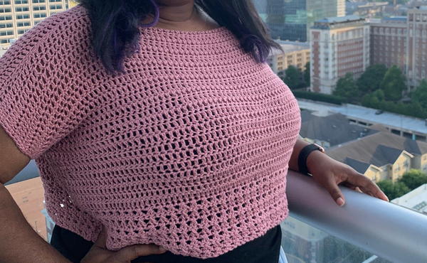 Crossed and Cropped Top Crossed and Cropped Top