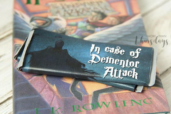 Dementor Attack Chocolate Bar Printable “Dementor Attack” Chocolate Bar Printable