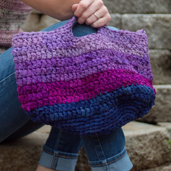 Ombre Crochet Market Tote Ombre Crochet Market Tote