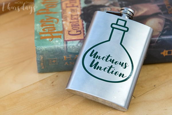 Unctuous Unction Flask Label Unctuous Unction Flask Label