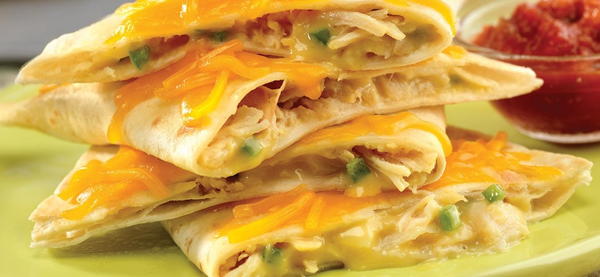 Creamy Chicken Quesadillas Creamy Chicken Quesadillas