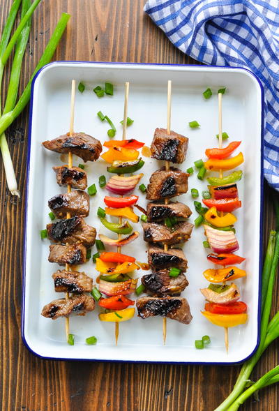 Easy Marinated Beef Kabobs Easy Marinated Beef Kabobs