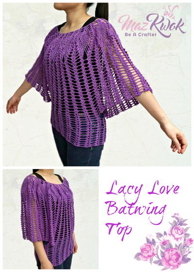 Lacy Love Batwing Top Lacy Love Batwing Top
