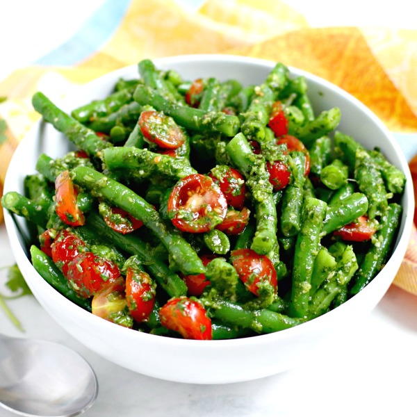 Green Bean Salad with Cilantro Sauce Green Bean Salad with Cilantro Sauce
