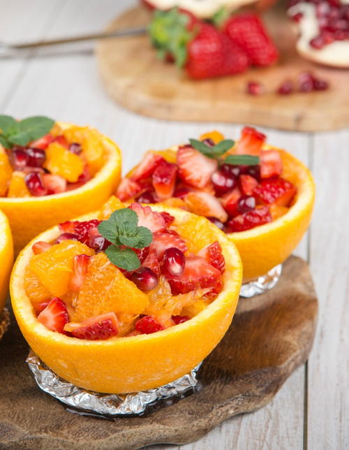 Pomegranate Fruit Salad Recipe for Summer Entertaining Pomegranate Fruit Salad Recipe for Summer Entertaining