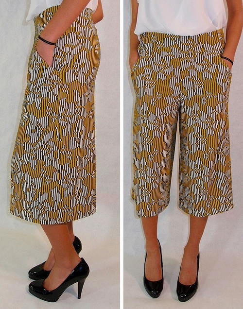 Womens Culottes Sewing Pattern Womens Culottes Sewing Pattern