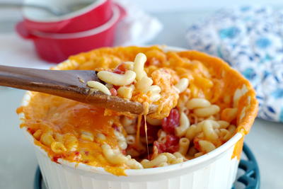 Old Fashioned Mac and Cheese with Tomatoes