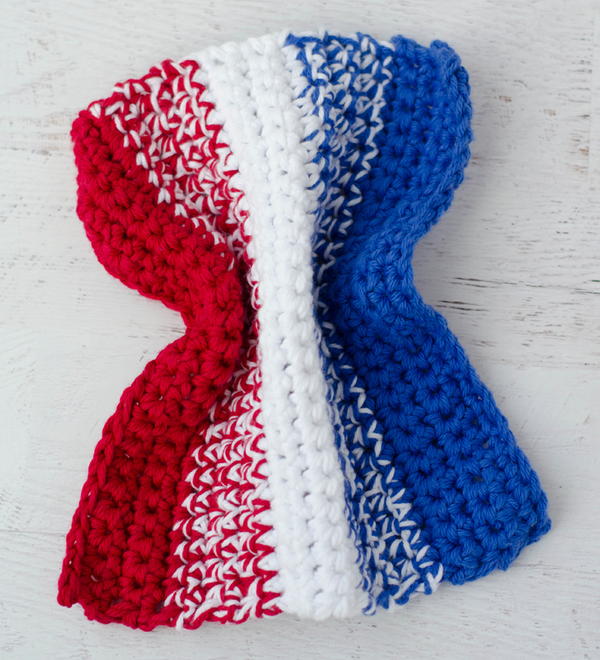 Patriotic Dishcloth Patriotic Dishcloth