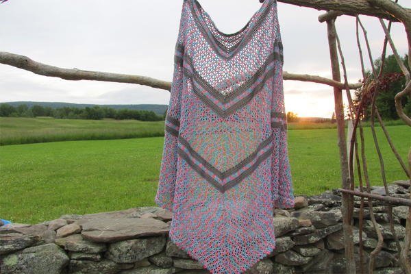 Summer Nights Triangle Shawl Summer Nights Triangle Shawl