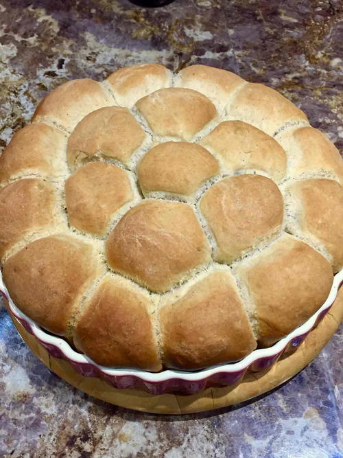 Tear and Share Spelt Flour Buns Tear and Share Spelt Flour Buns