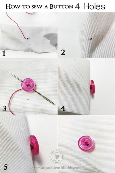 How to Sew a Button How to sew a button