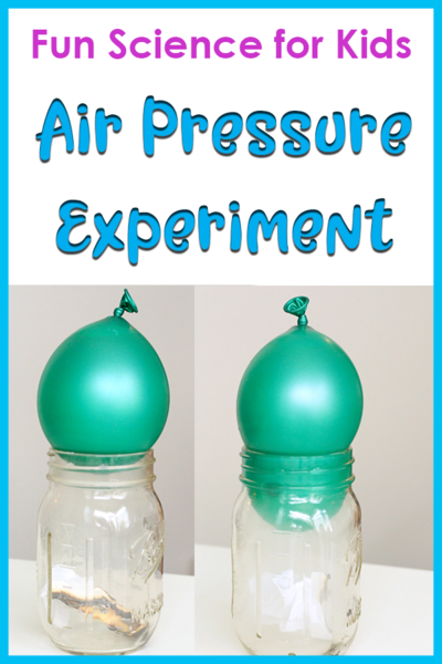 Balloon Air Pressure Science Experiment Balloon Air Pressure Science Experiment